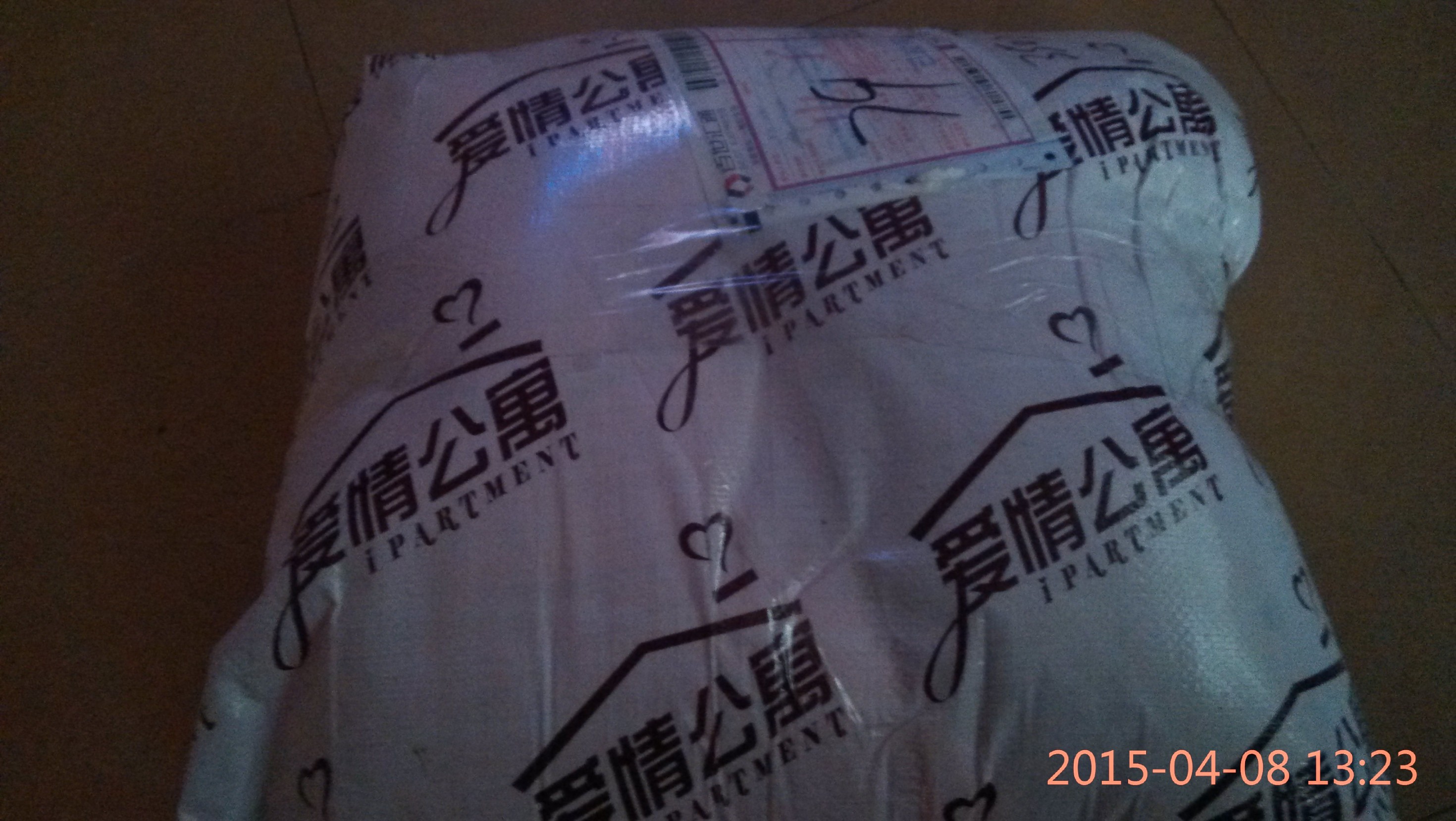 感谢大白送来温馨大“河马”公仔